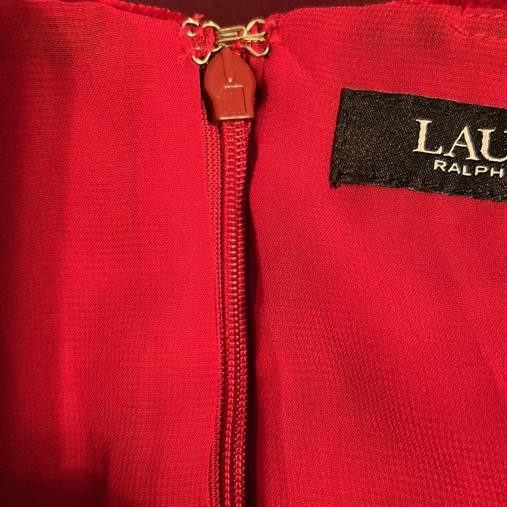 Lauren Ralph Lauren- Women’s Velvet Dress - Size 18W - Picture 6 of 7